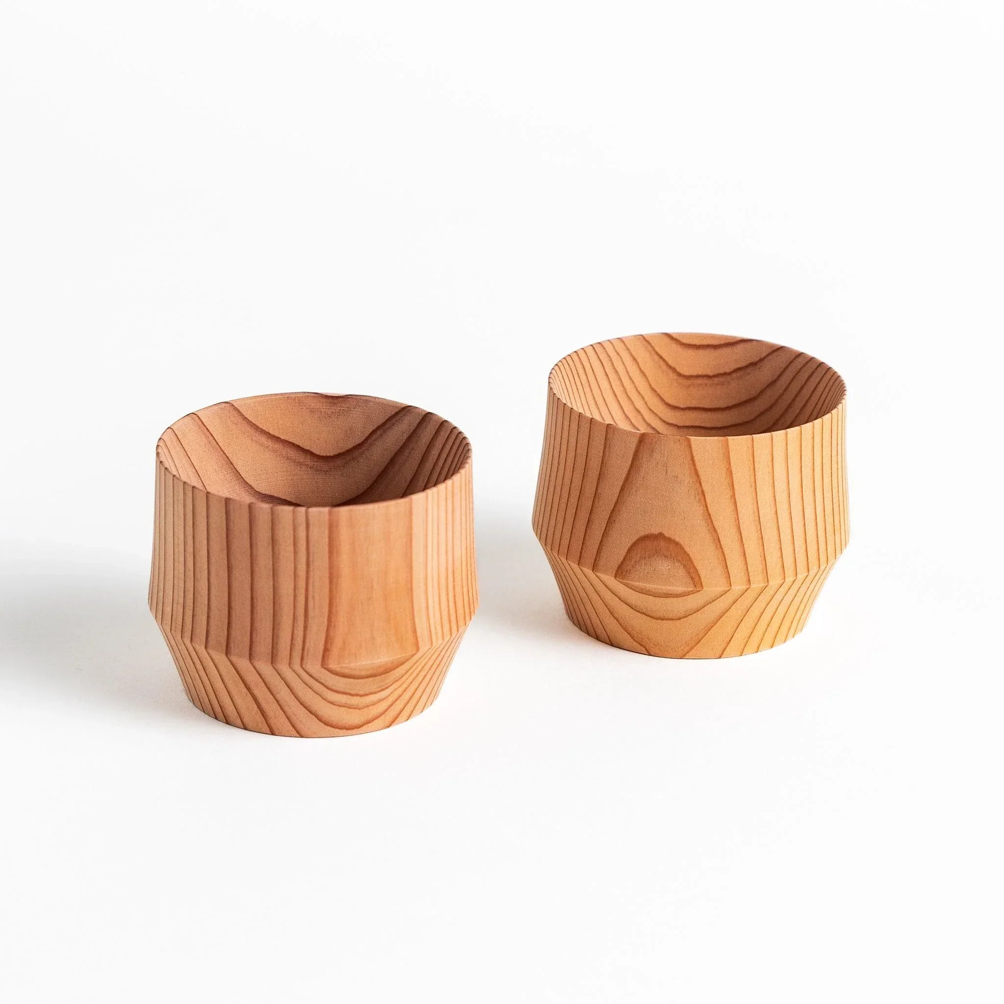 Artisan Cedar Sake Cups - Image 5