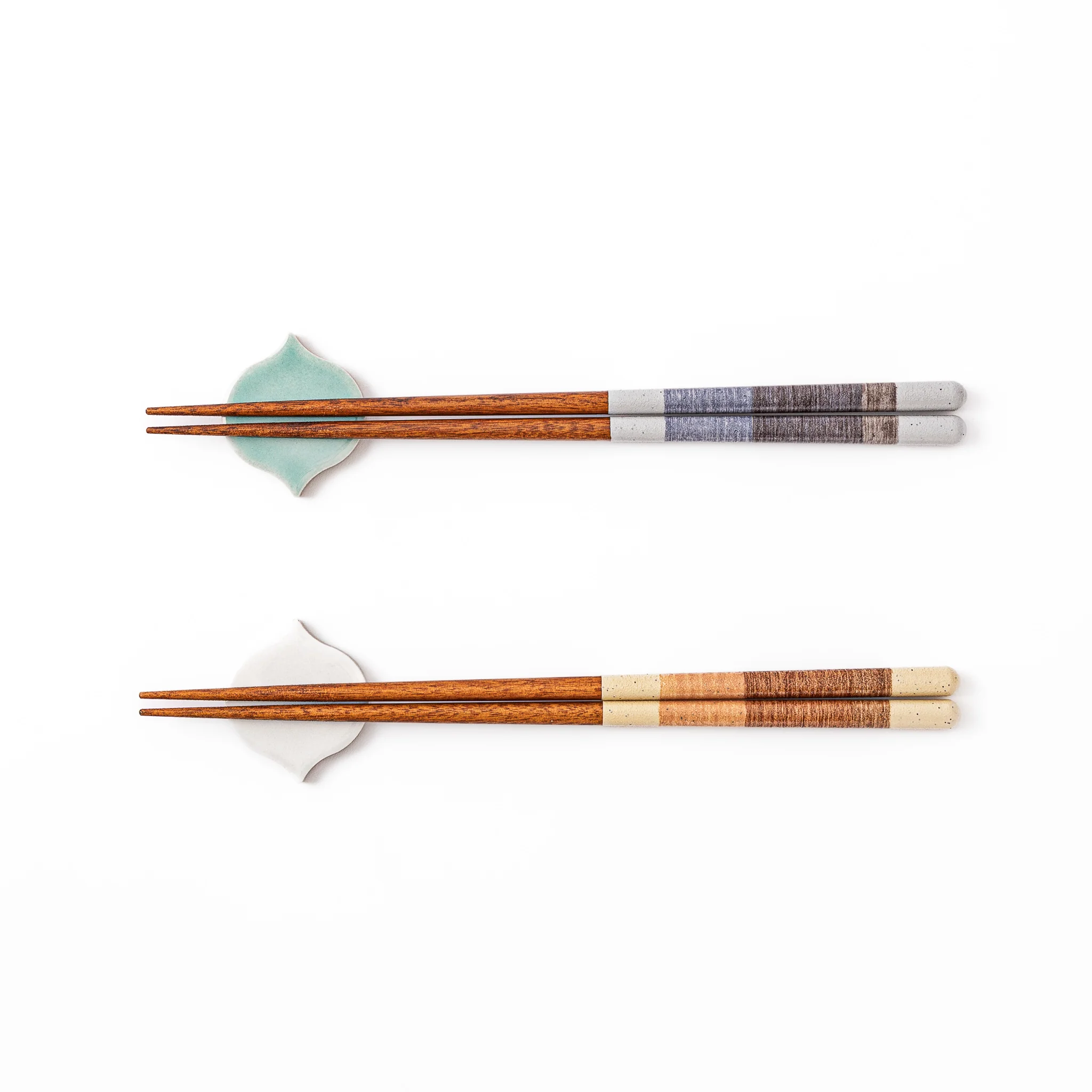 Ash Gray Minimal Chopsticks Set - Image 3