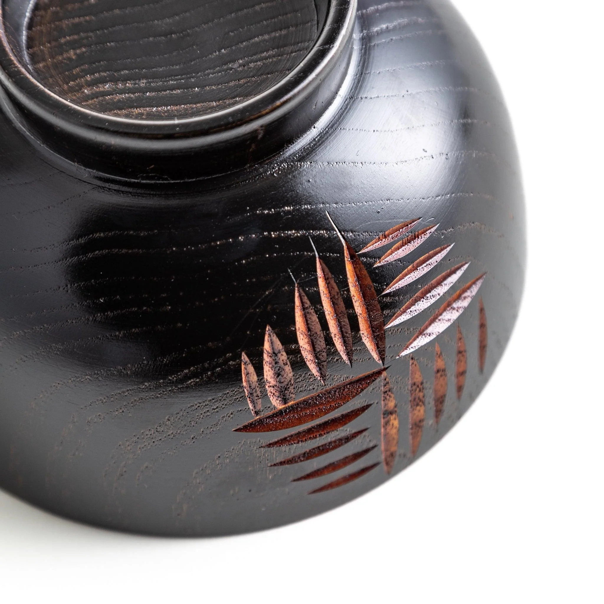 Carved Pinwheel Miso Soup Bowl - Image 11