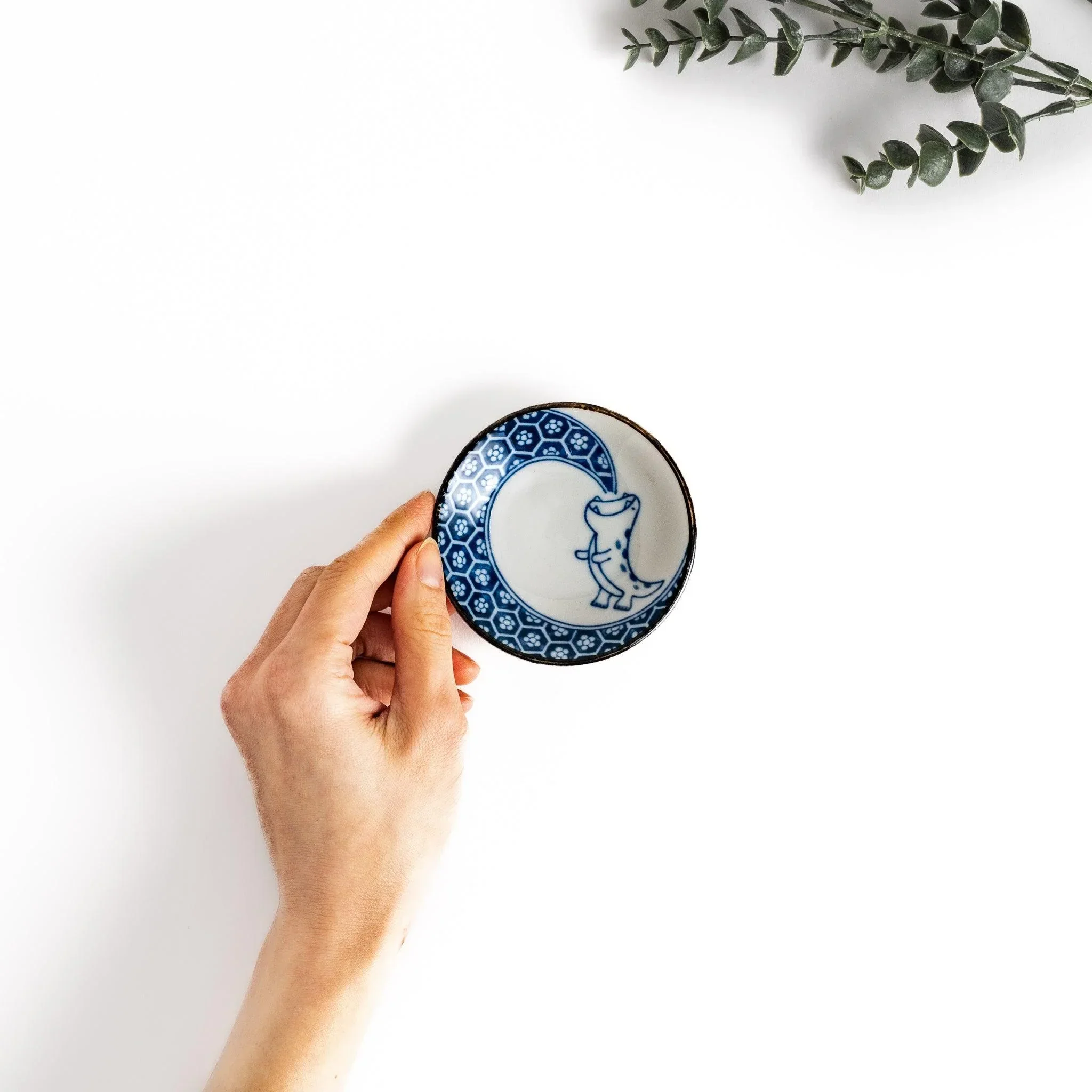 Dinosaur Sauce Dish with Chopsticks Rest - Image 4