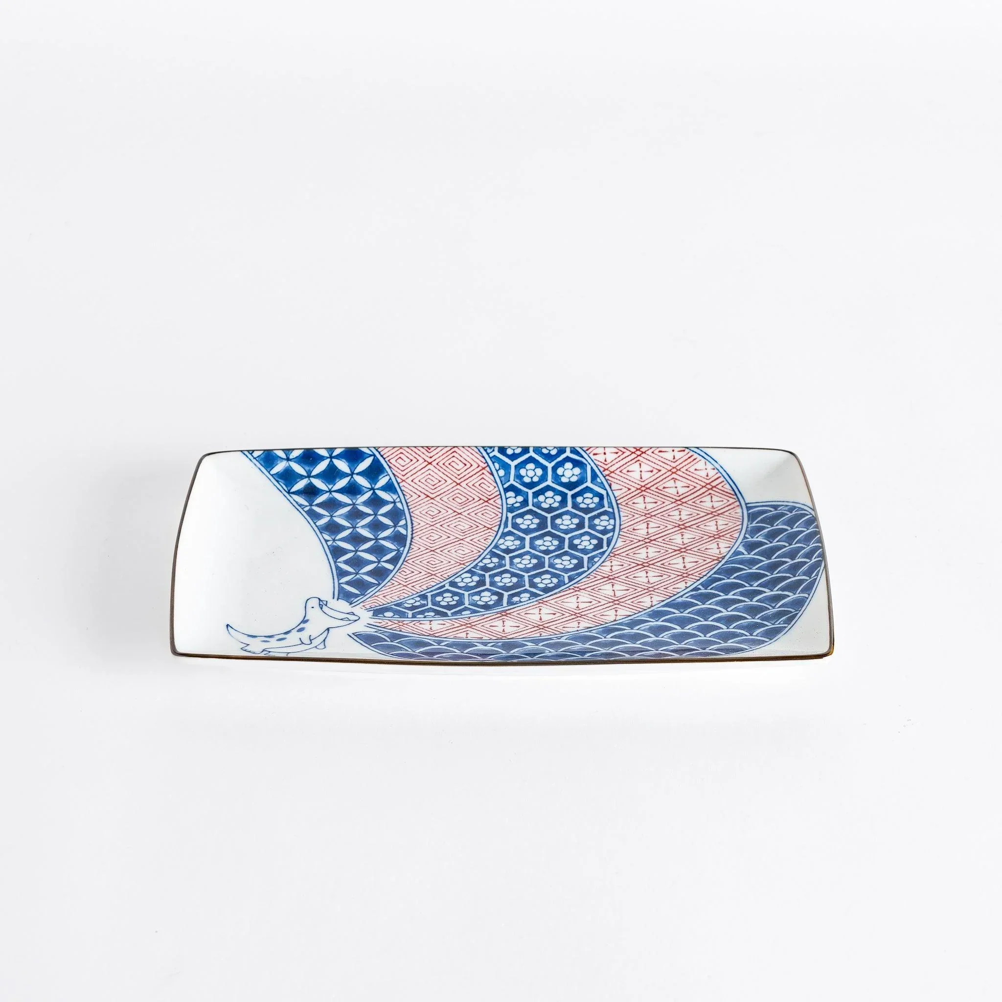 Edo Dinosaur Rectangular Dinner Plate - Image 4