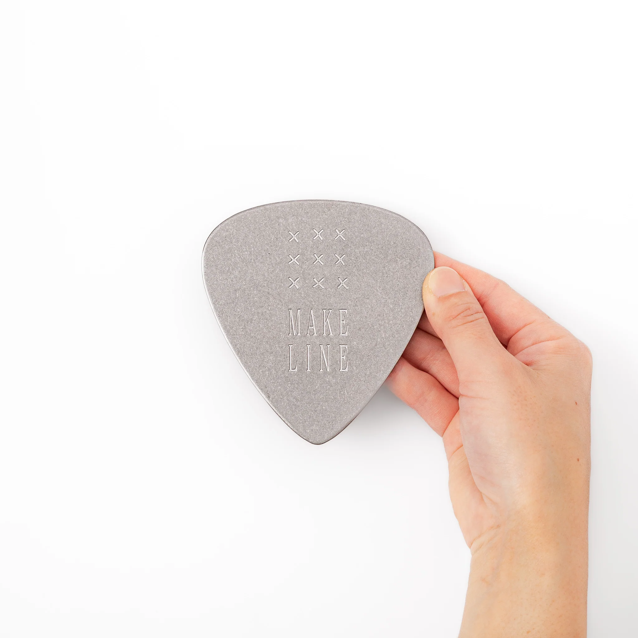 Guitar Pick Metal Coaster - Make Line - Image 9