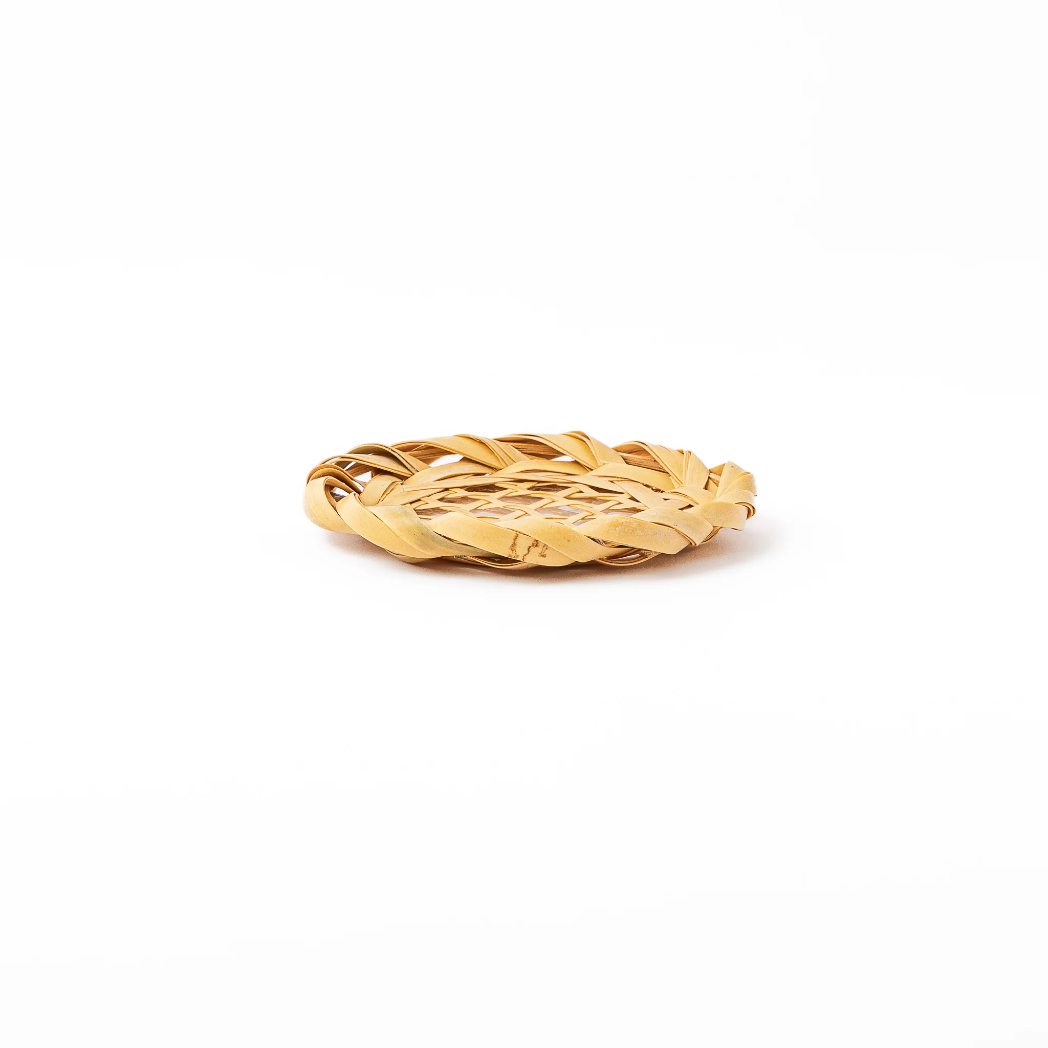 Handwoven Bamboo Drink Coaster - Image 3