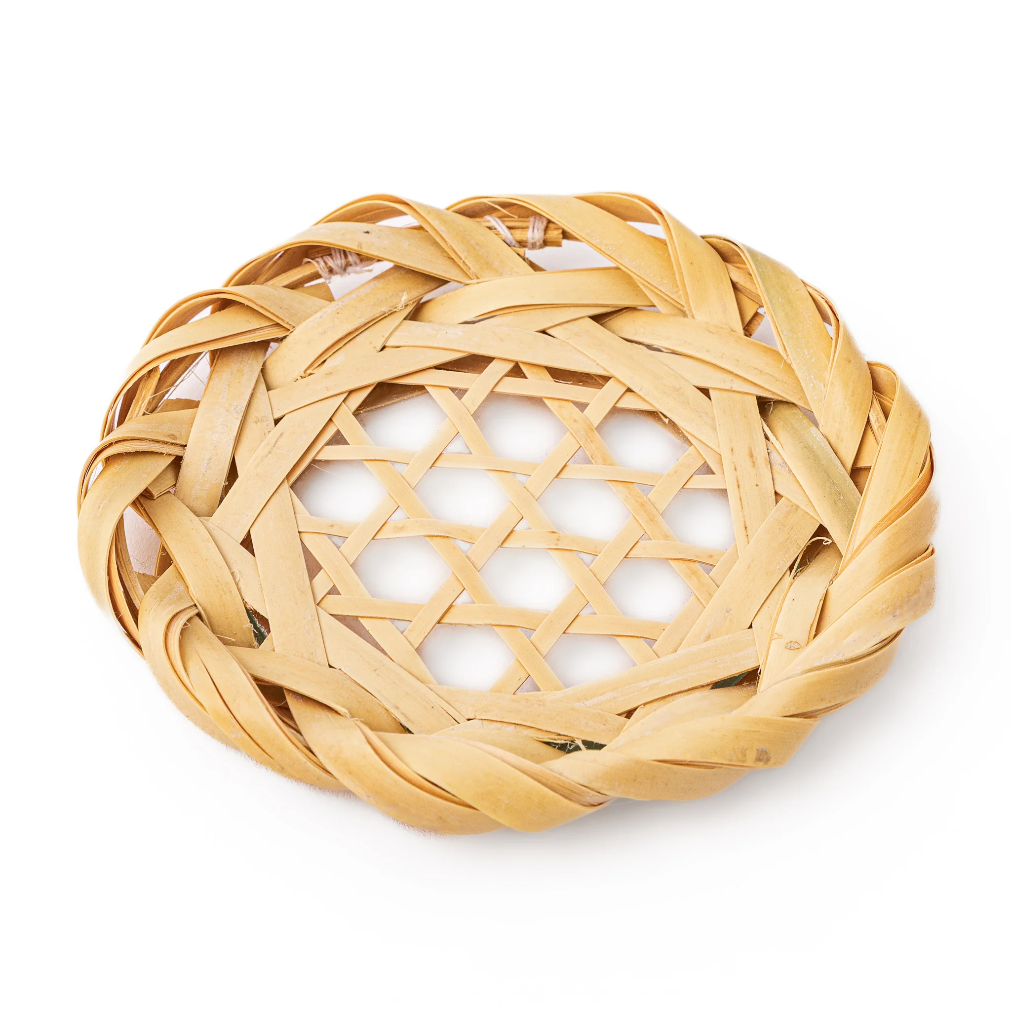 Handwoven Bamboo Drink Coaster - Image 5