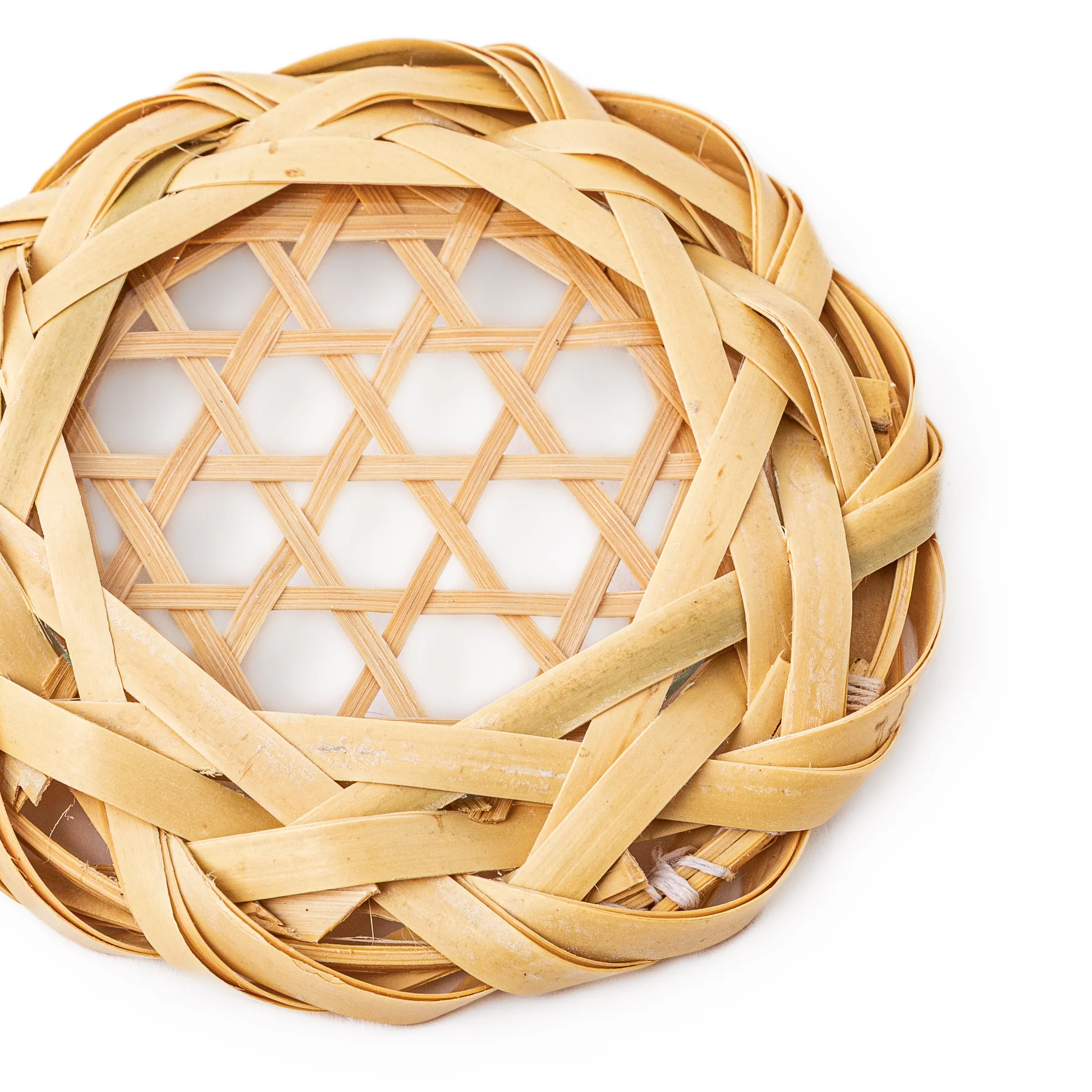 Handwoven Bamboo Drink Coaster - Image 7