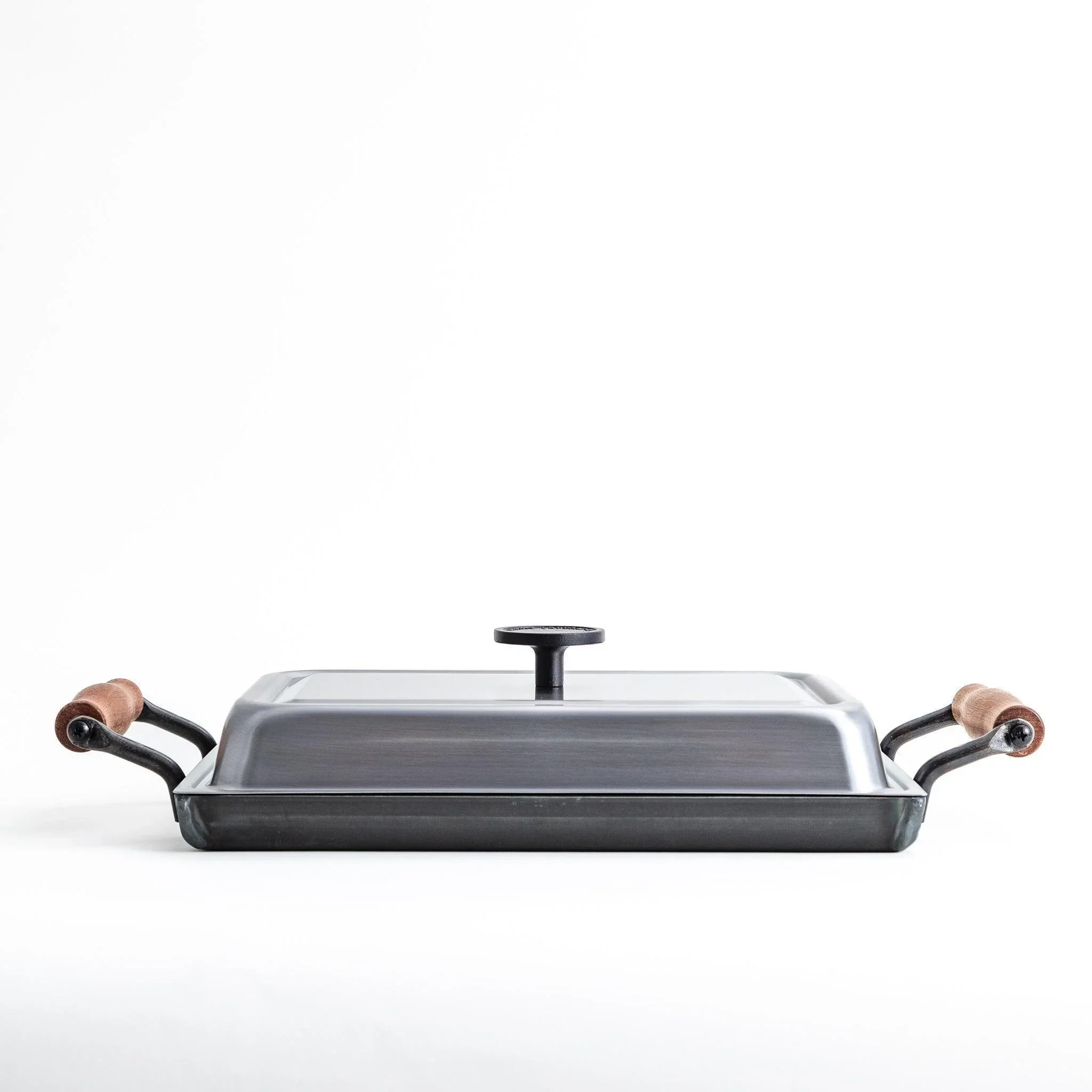 AUX Japanese Cast Iron Griddle with Lid - Image 7