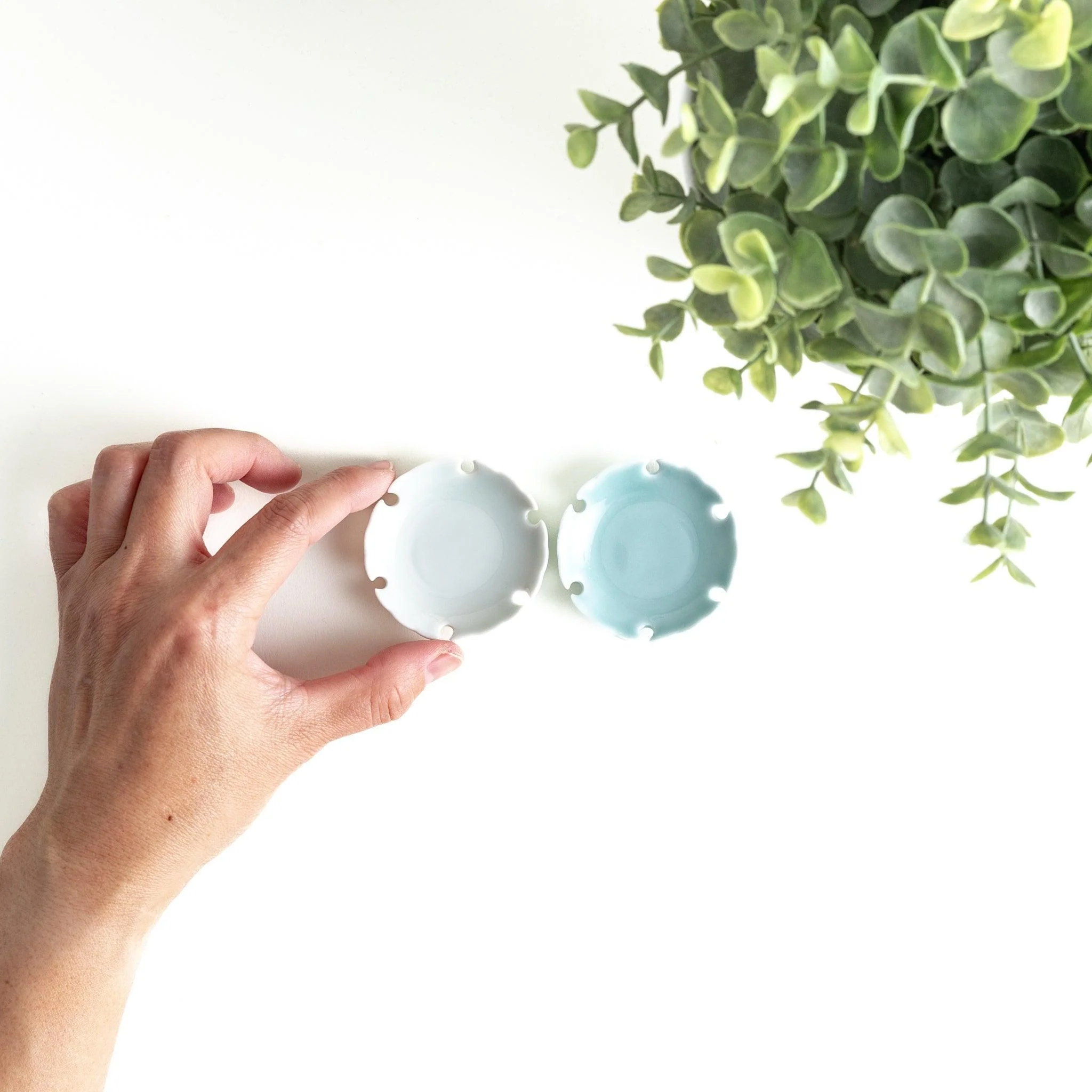 Light Blue & Gray Chopstick Rest Set - Image 3