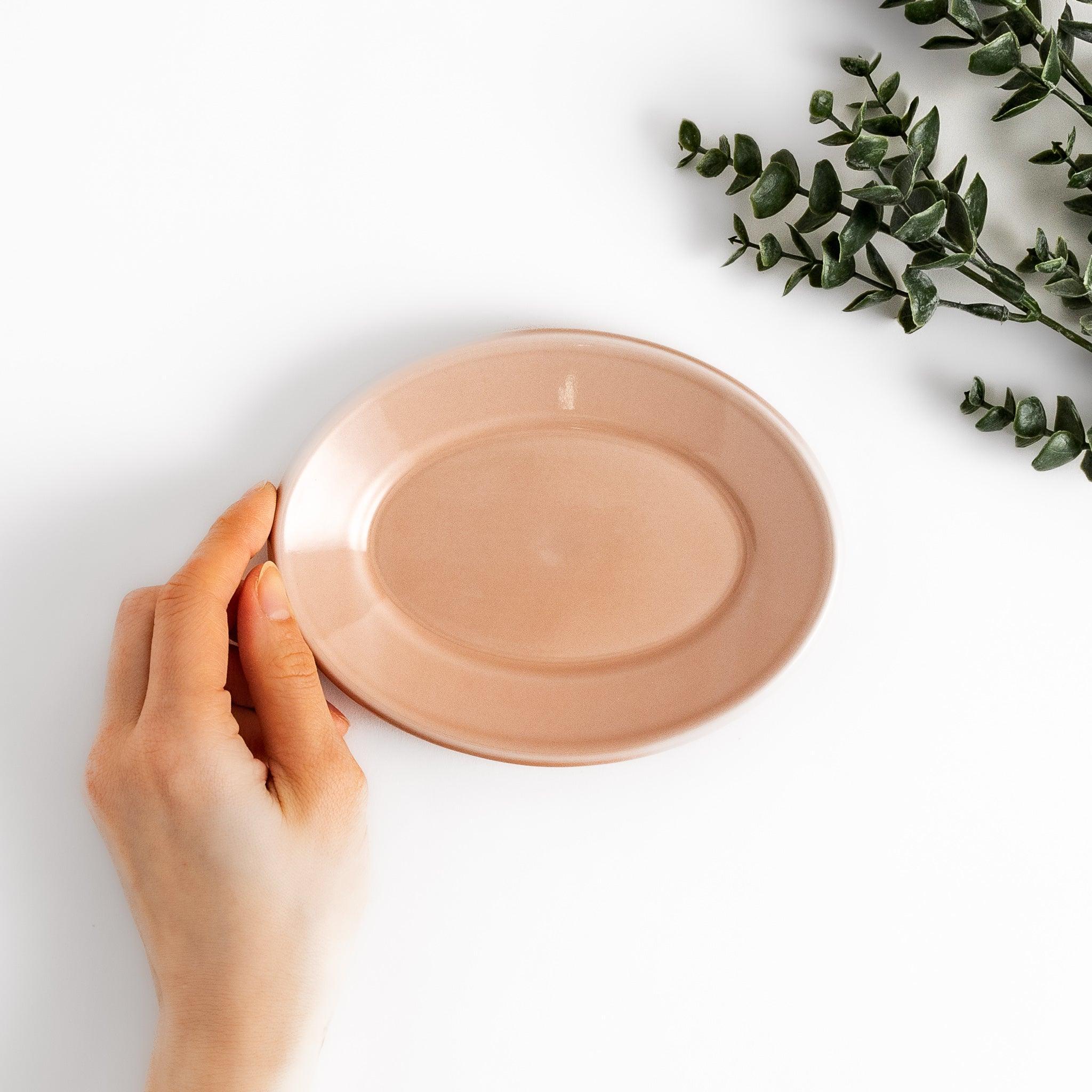 Pastel Serenity Oval Dessert Plate - Image 6