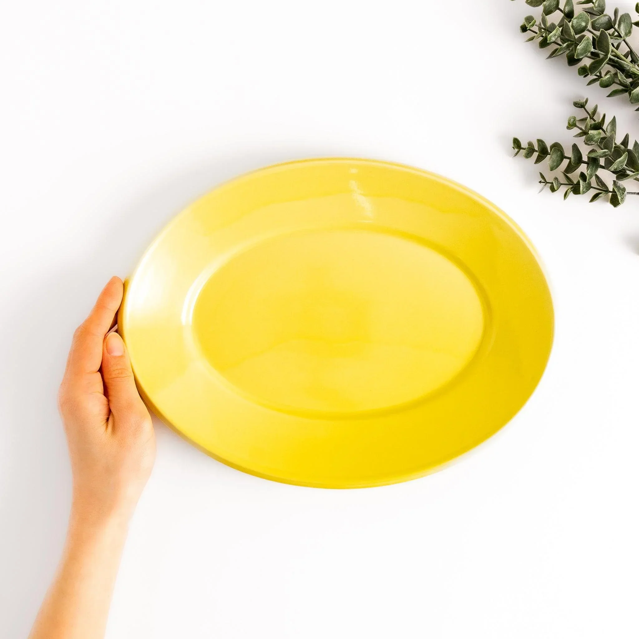 Pastel Serenity Oval Dinner Plate - Image 18
