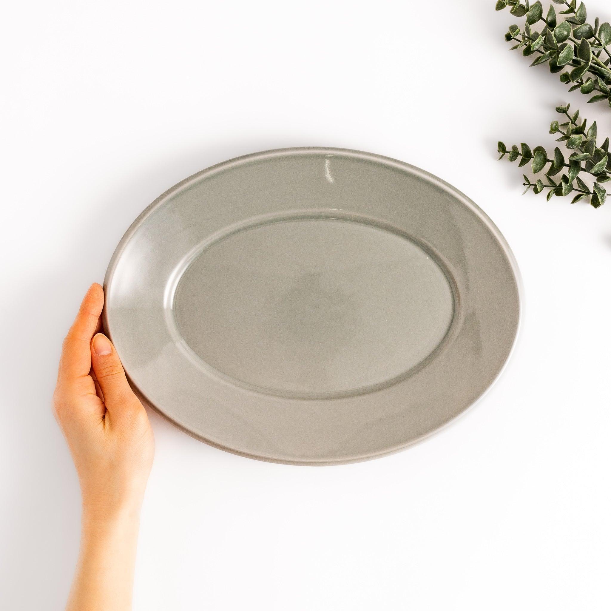 Pastel Serenity Oval Dinner Plate - Image 37