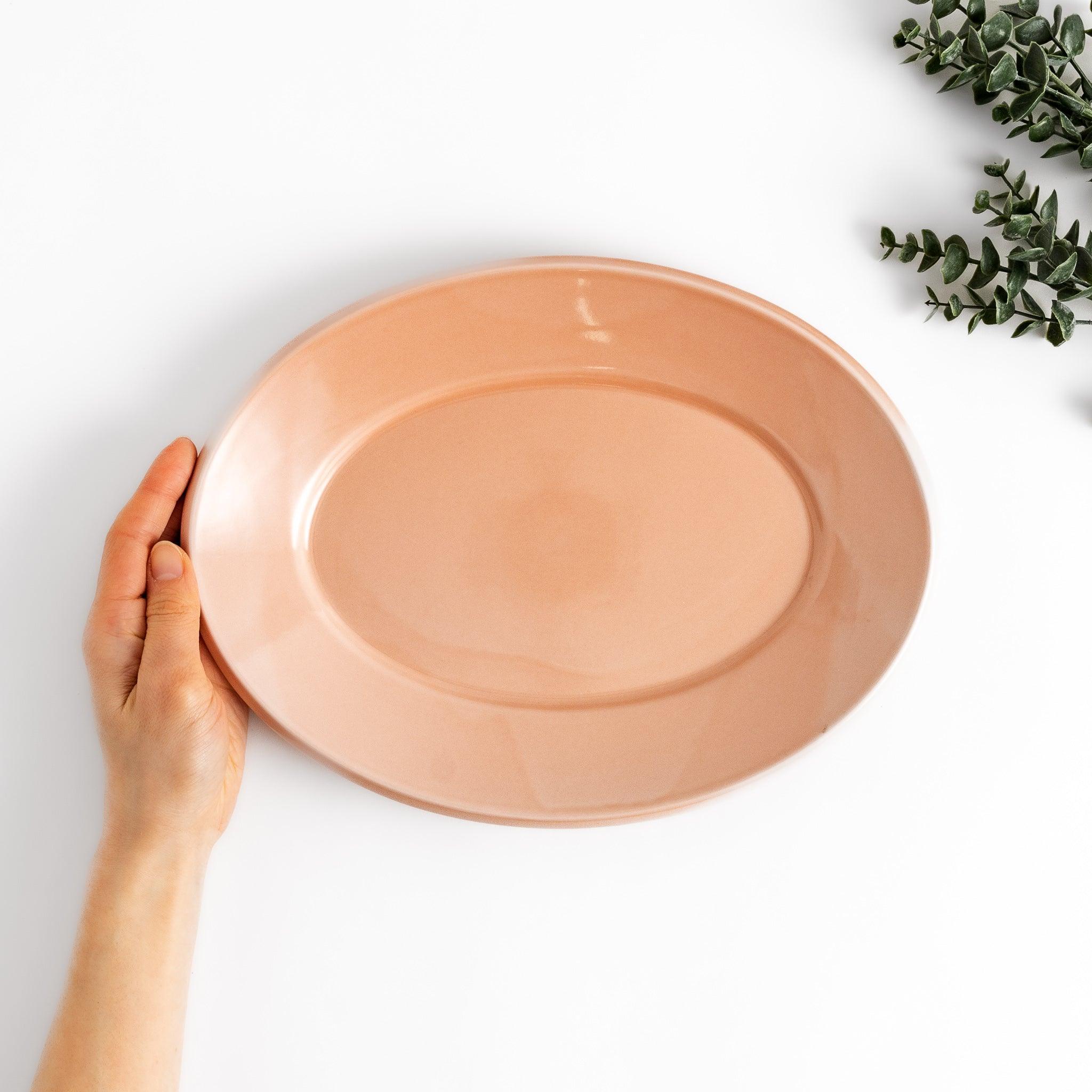 Pastel Serenity Oval Dinner Plate - Image 7