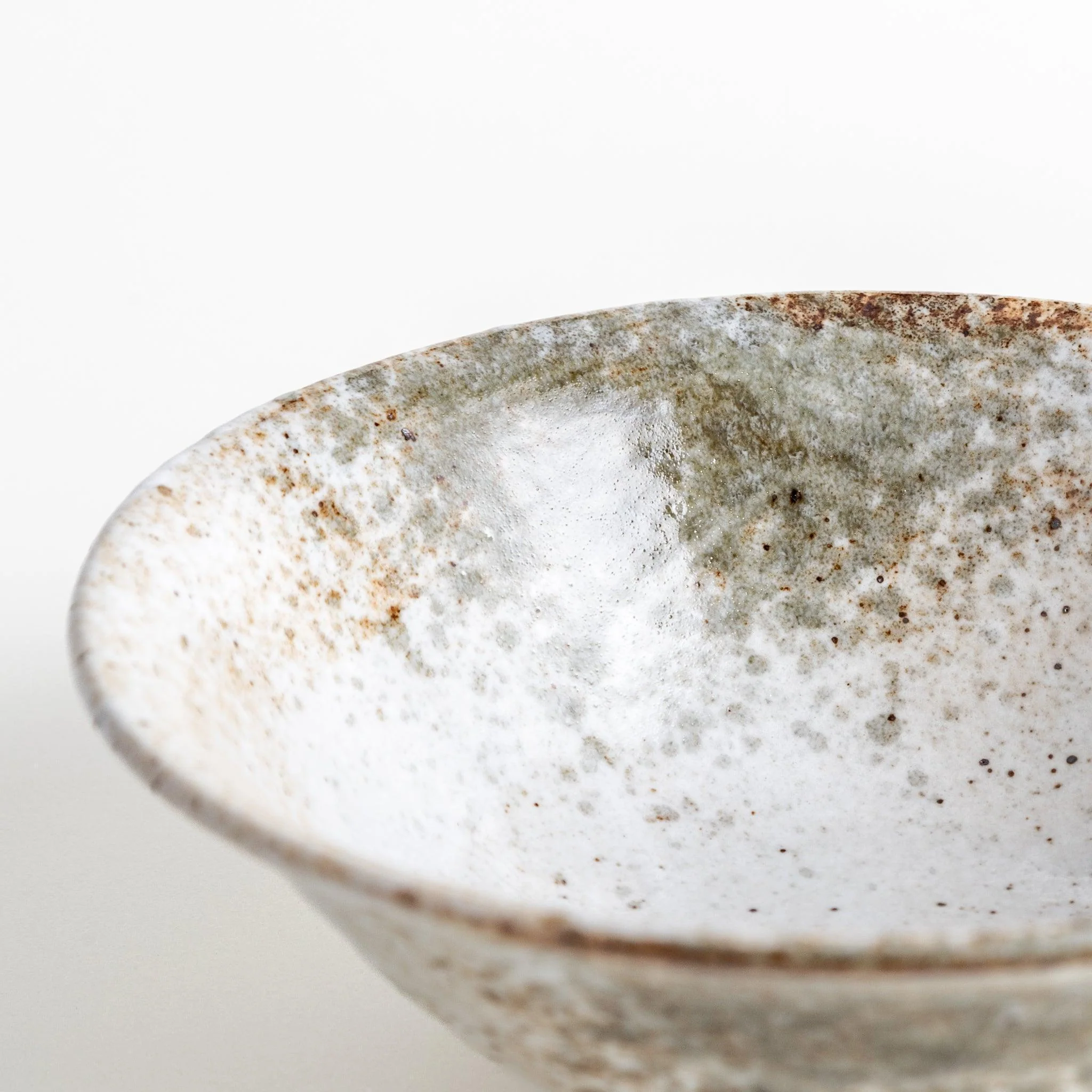 Rustic Earth-Tone Flared Small Ramen Bowl - Image 6