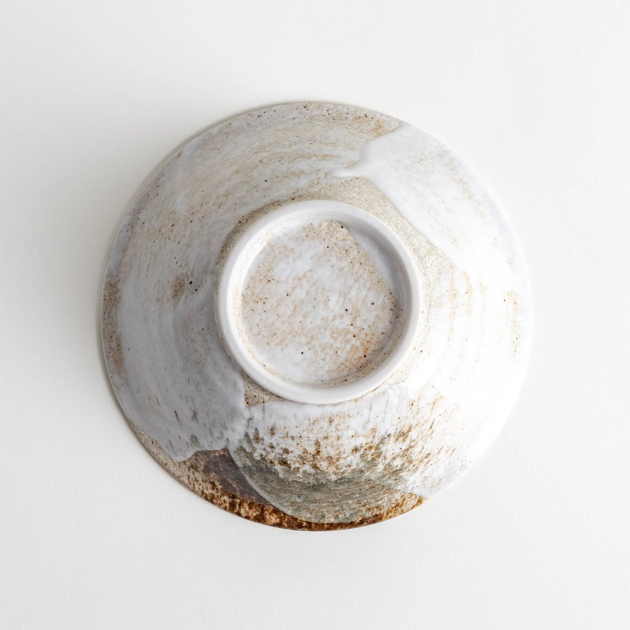 Rustic Earth-Tone Flared Small Ramen Bowl - Image 7
