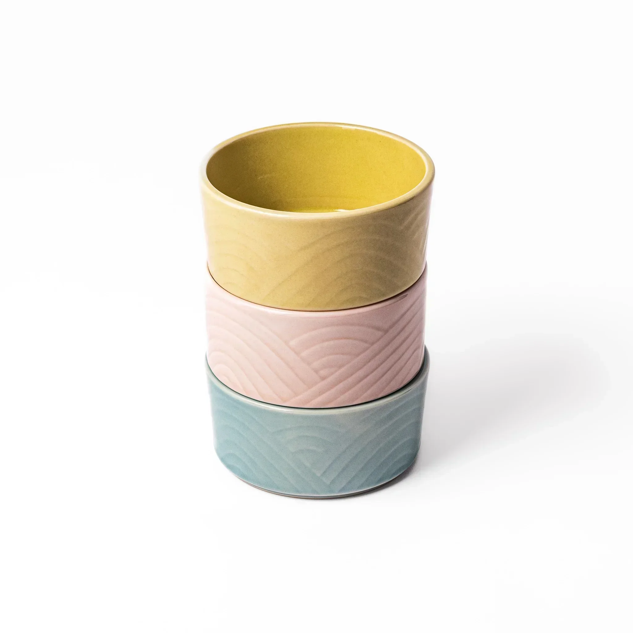 Stackable Japanese Wave Porcelain Bowls - Image 28